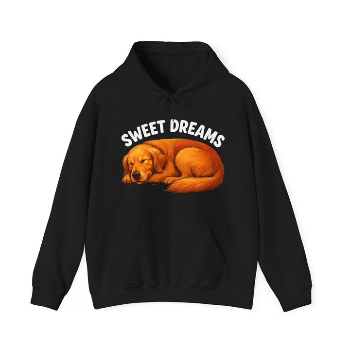 Sweet Dreams Dog Hoodie, Cozy Pet Lover Sweatshirt, Gift for Dog Owners, Cute Animal Apparel, Unisex Casual Wear