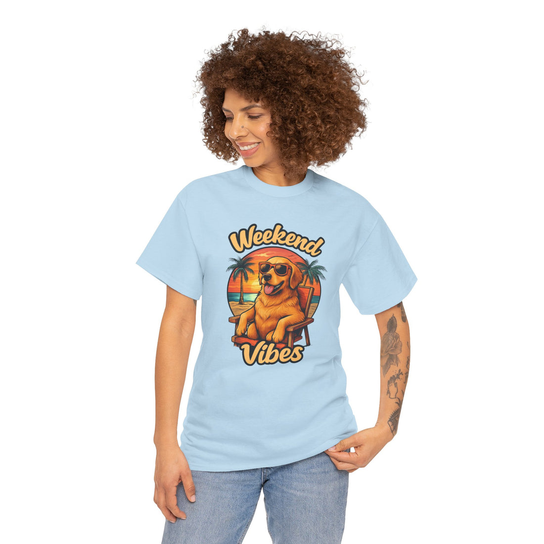 Weekend Vibes Unisex Heavy Cotton Tee