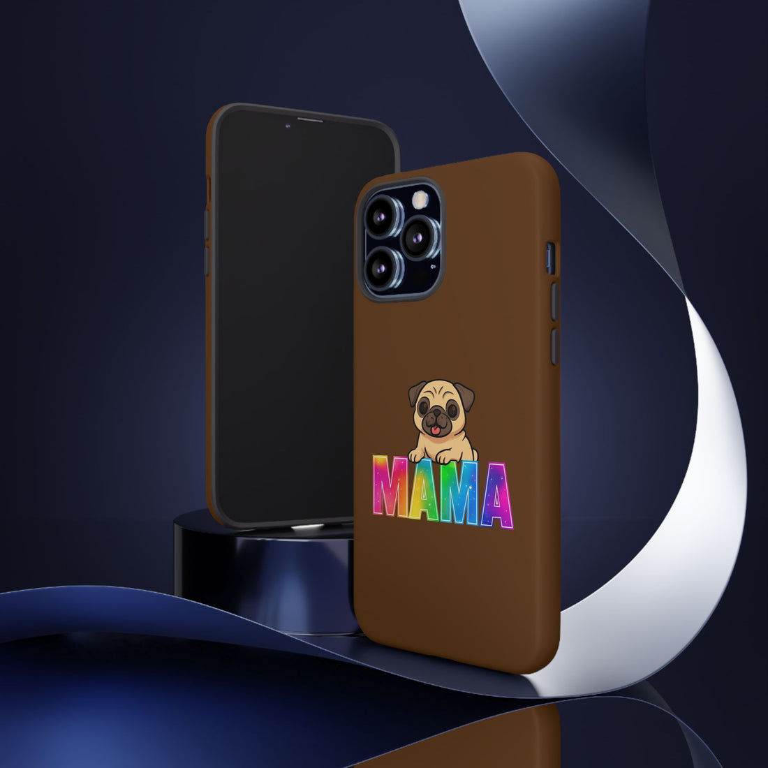 Colorful Pug Mama Phone Case