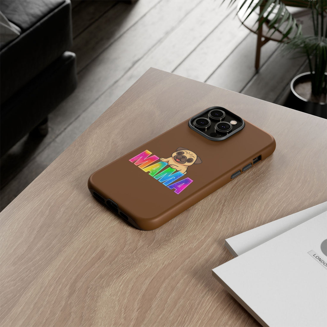 Colorful Pug Mama Phone Case