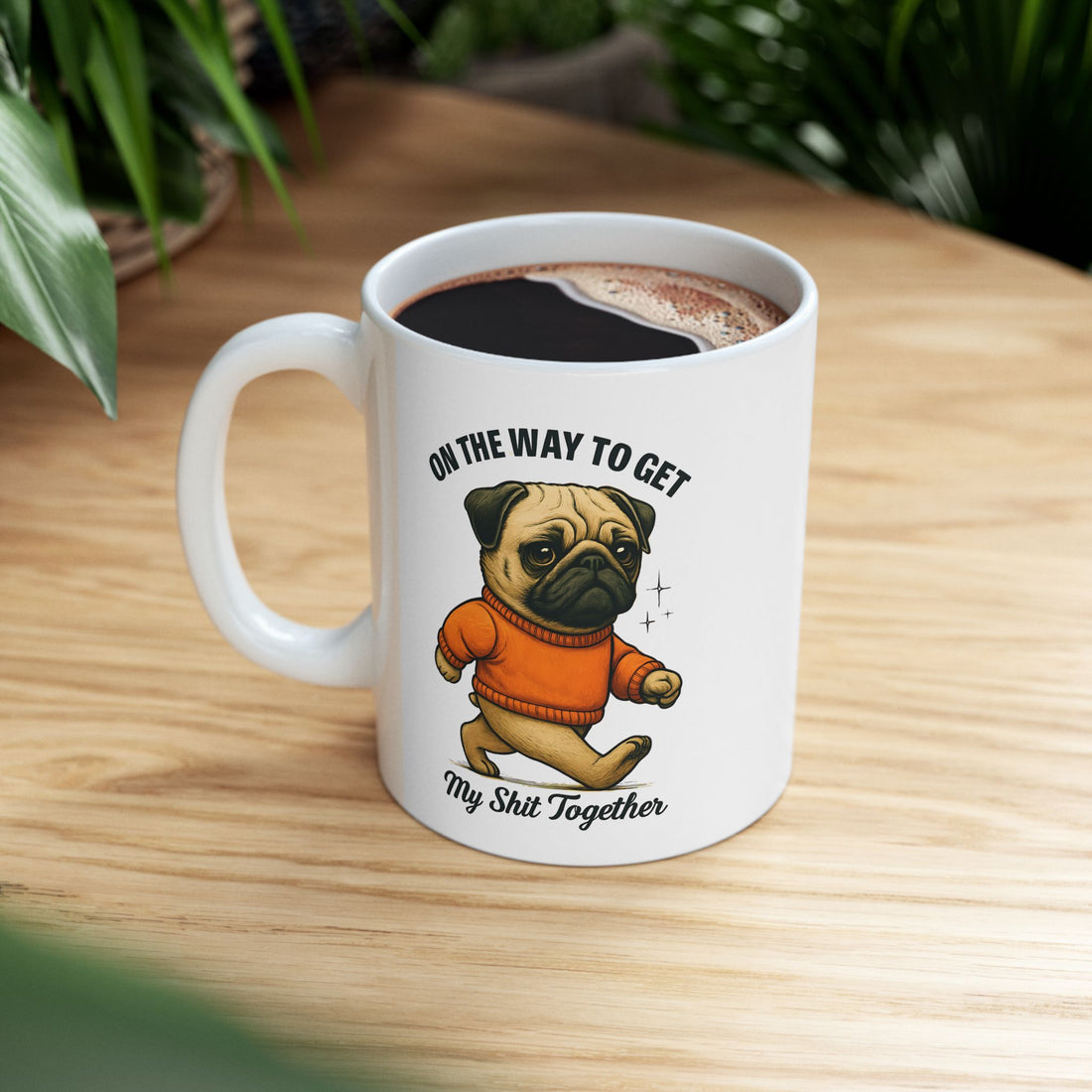 Whimsical Coffee Mug with Playful Animal Design