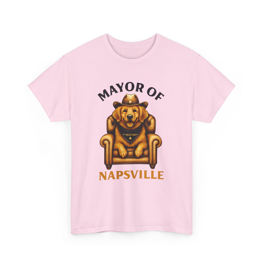 Funny Dog Lover Tee, Mayor of Napsville T-Shirt
