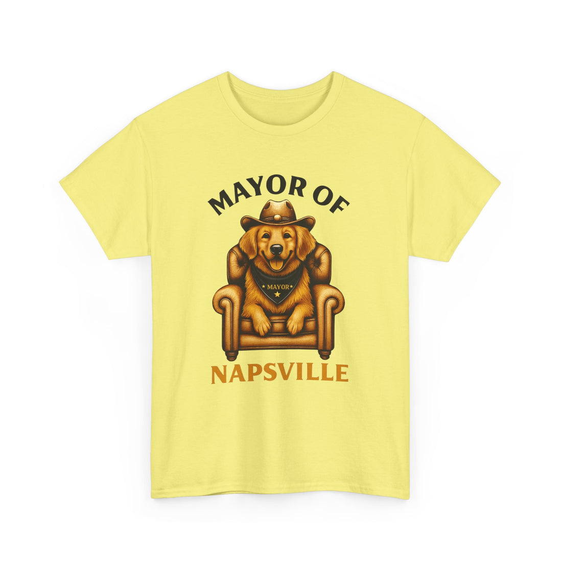 Funny Dog Lover Tee, Mayor of Napsville T-Shirt