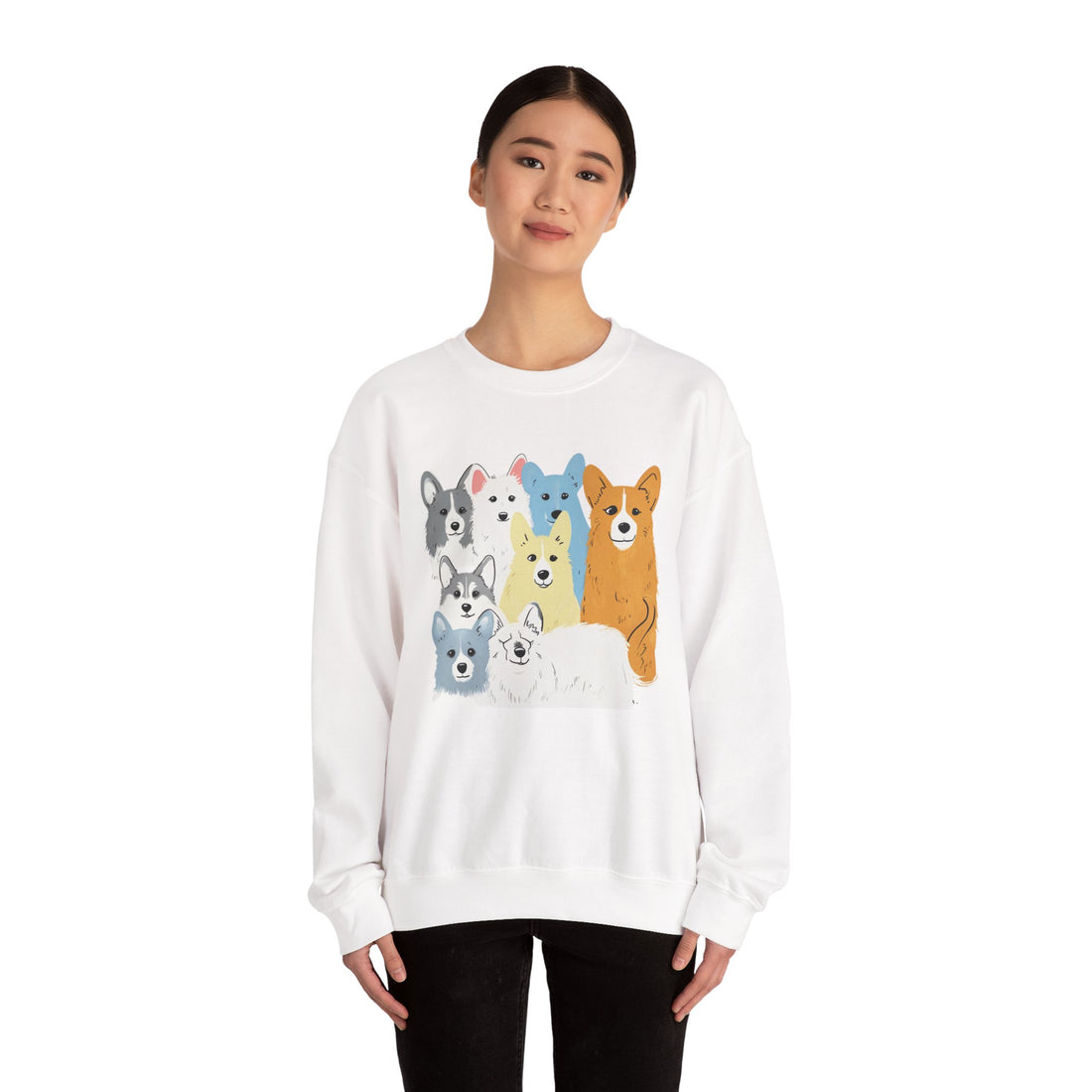 Corgi Parade Crewneck Sweatshirt