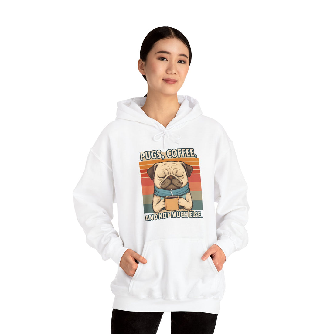 Pug Love Coffee Hoodie