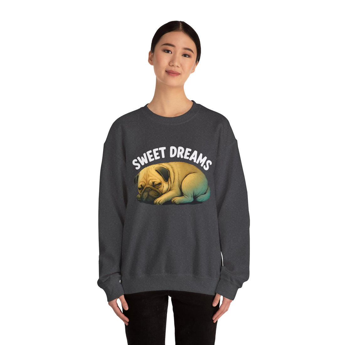 Cozy Pug Sweatshirt - Sweet Dreams