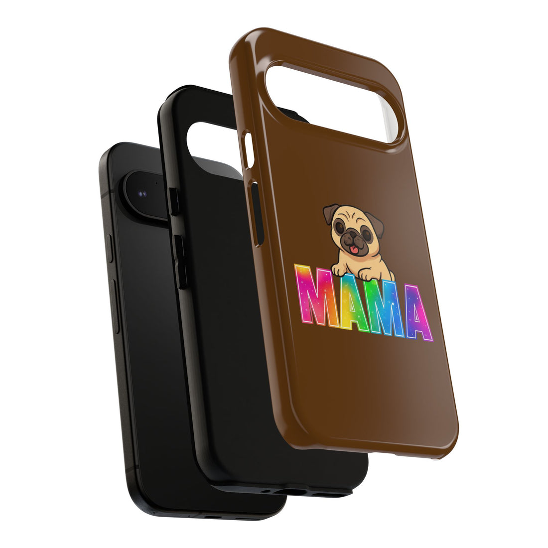 Colorful Pug Mama Phone Case