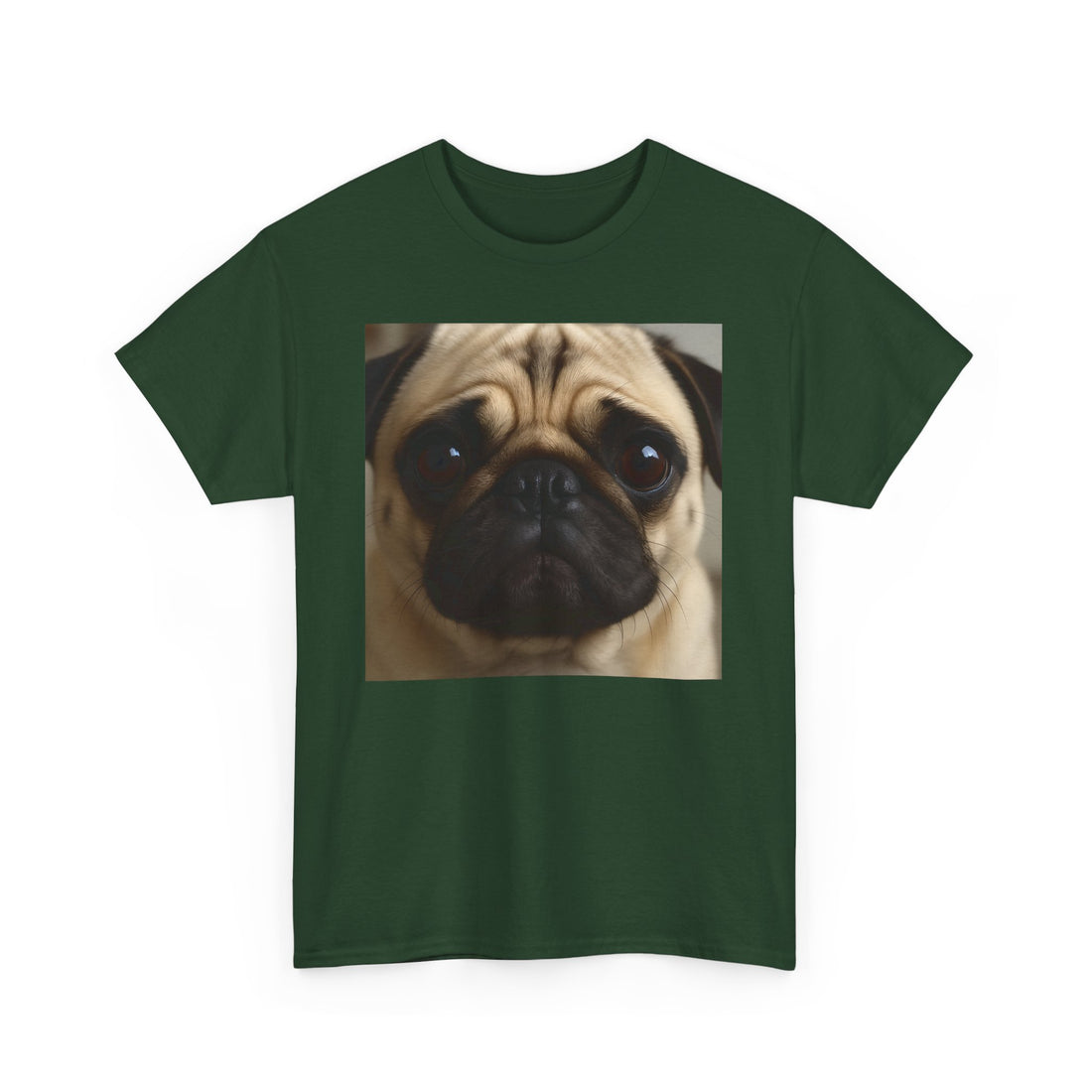 Adorable Pug Heavy Cotton Tee