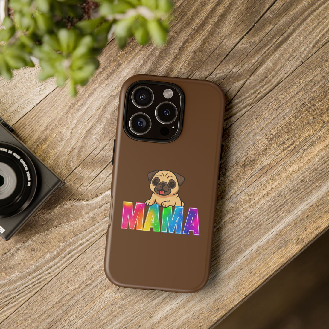 Colorful Pug Mama Phone Case