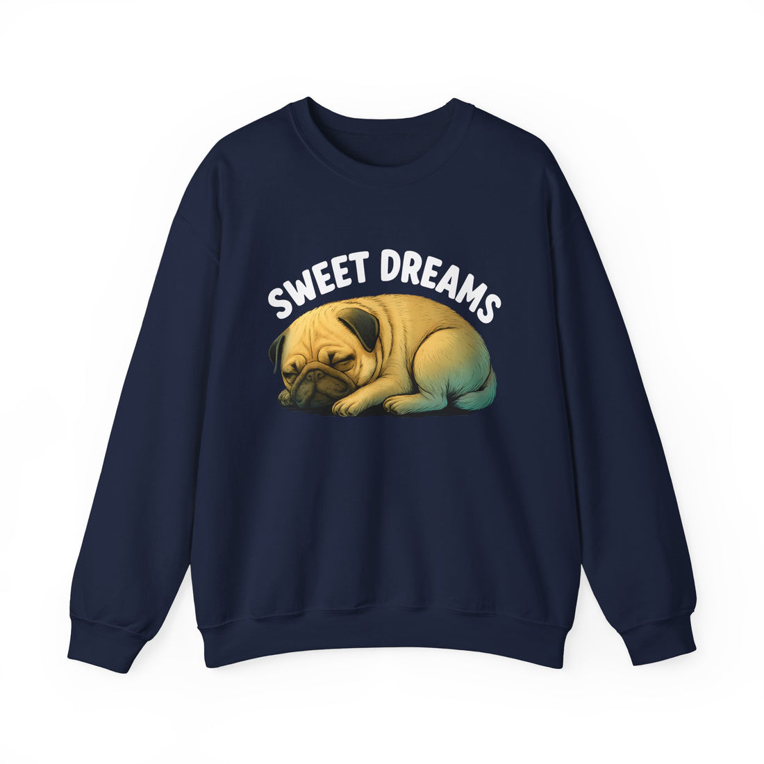 Cozy Pug Sweatshirt - Sweet Dreams