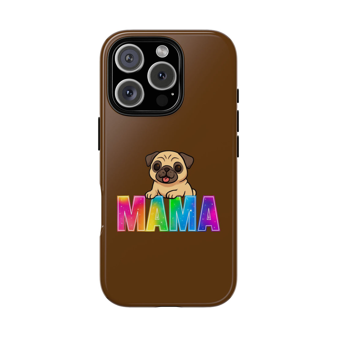 Colorful Pug Mama Phone Case