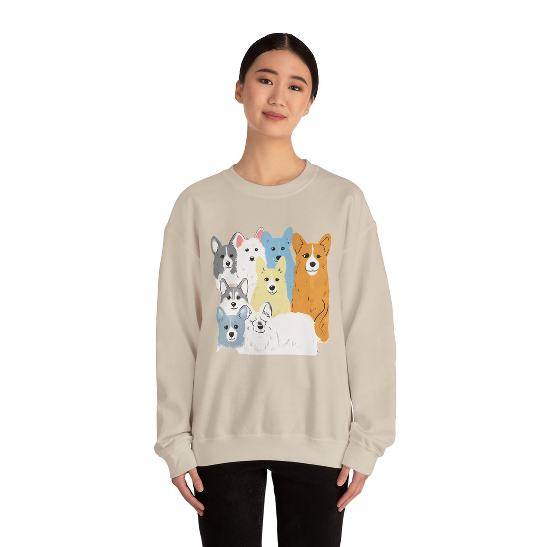 Corgi Parade Crewneck Sweatshirt