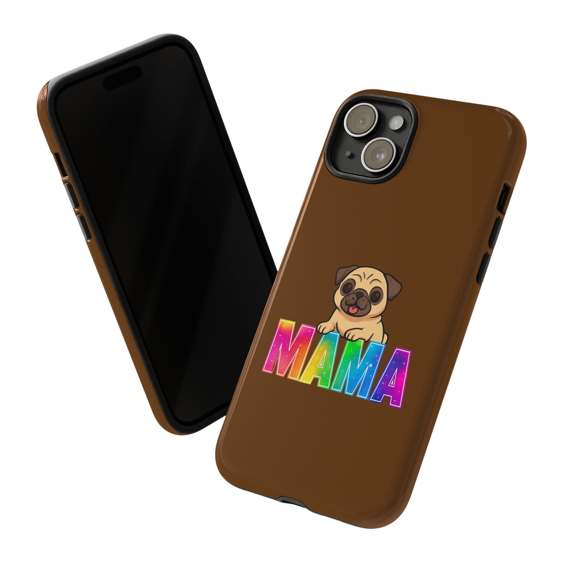 Colorful Pug Mama Phone Case