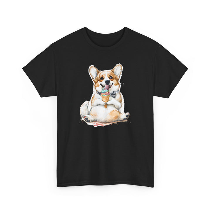 Adorable Corgi Unisex Heavy Cotton Tee