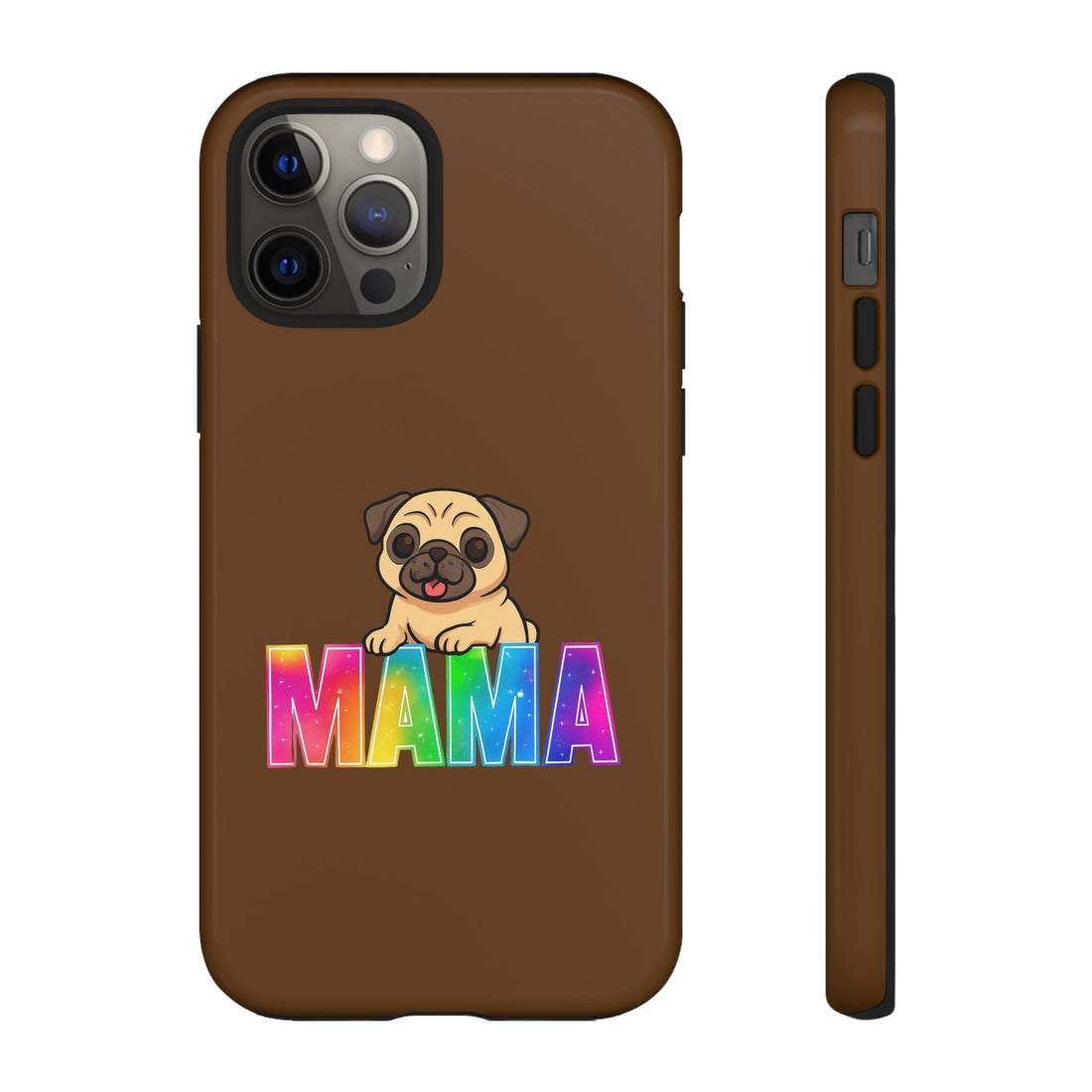 Colorful Pug Mama Phone Case