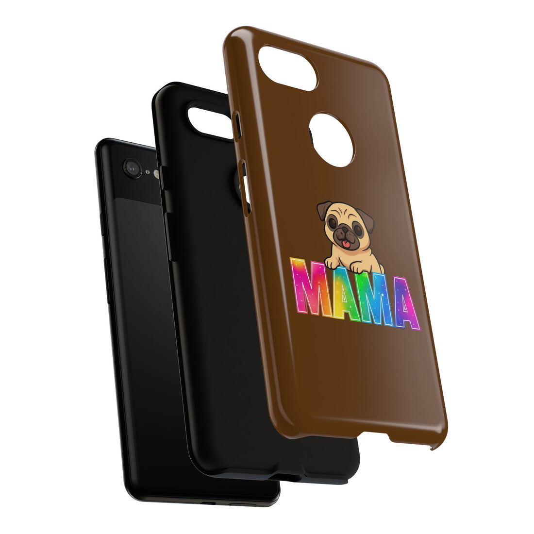 Colorful Pug Mama Phone Case