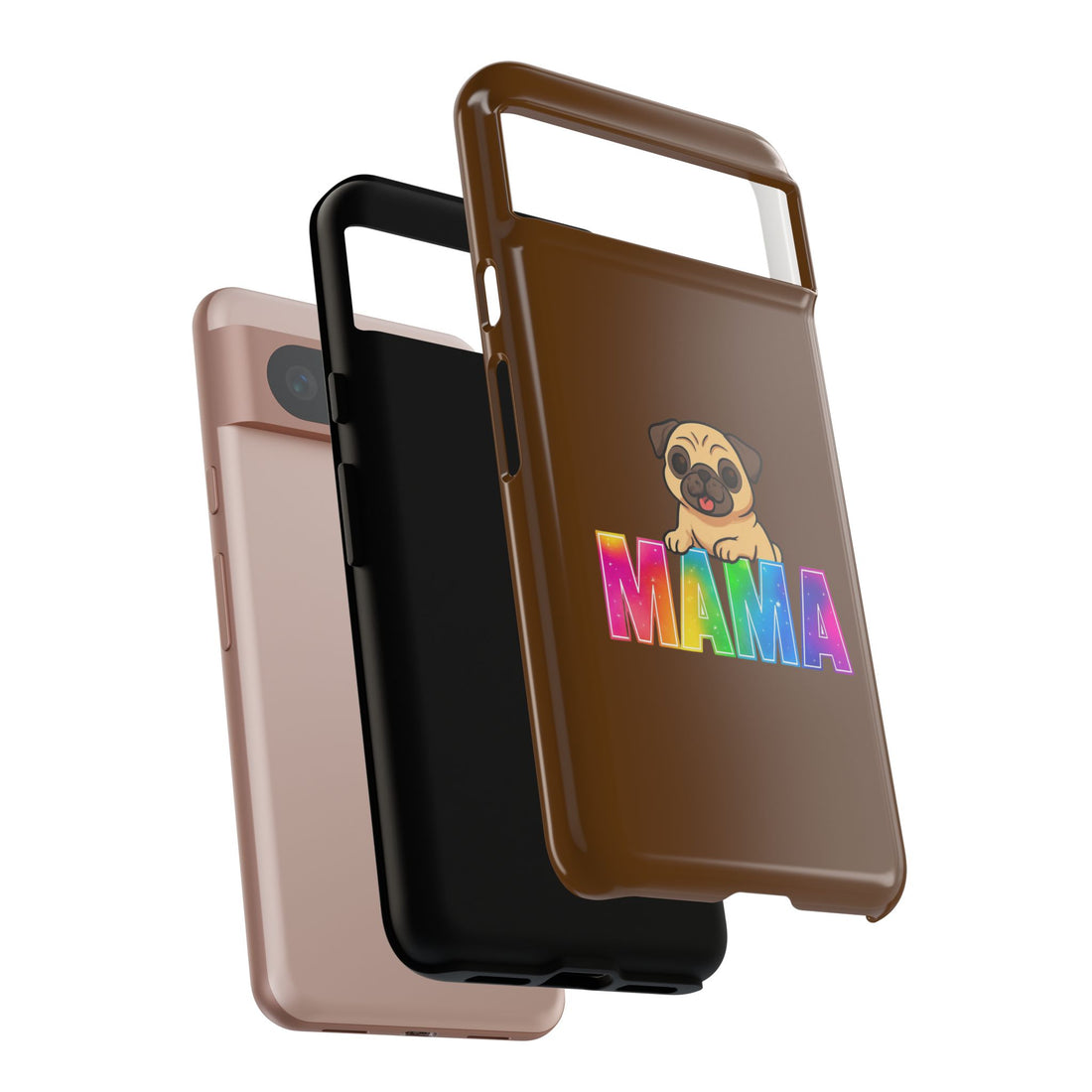 Colorful Pug Mama Phone Case