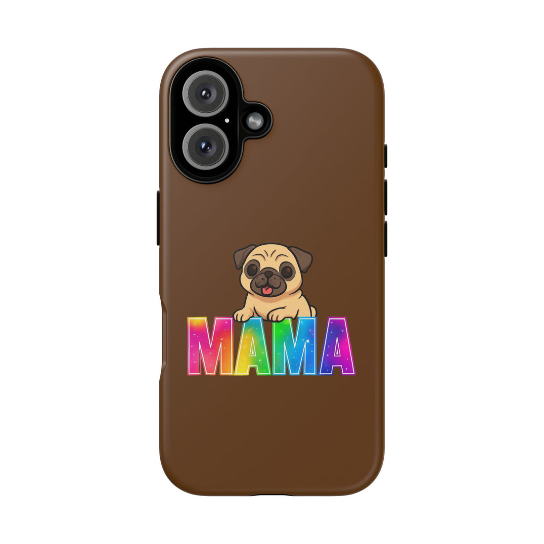 Colorful Pug Mama Phone Case