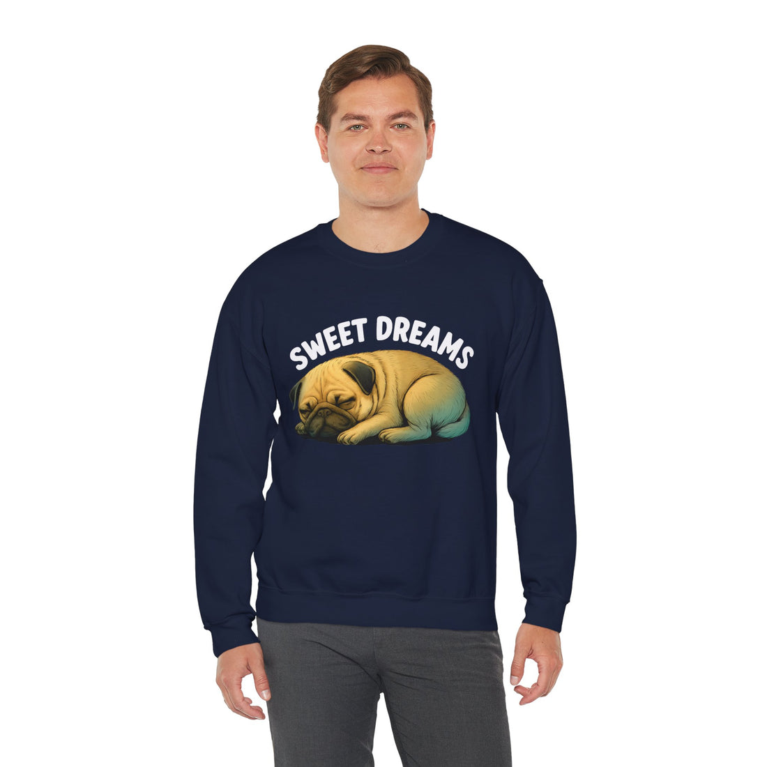 Cozy Pug Sweatshirt - Sweet Dreams