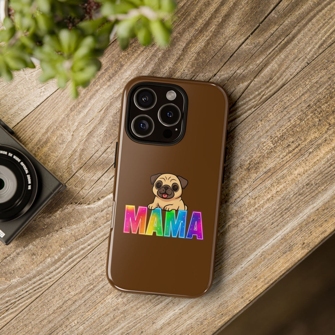 Colorful Pug Mama Phone Case
