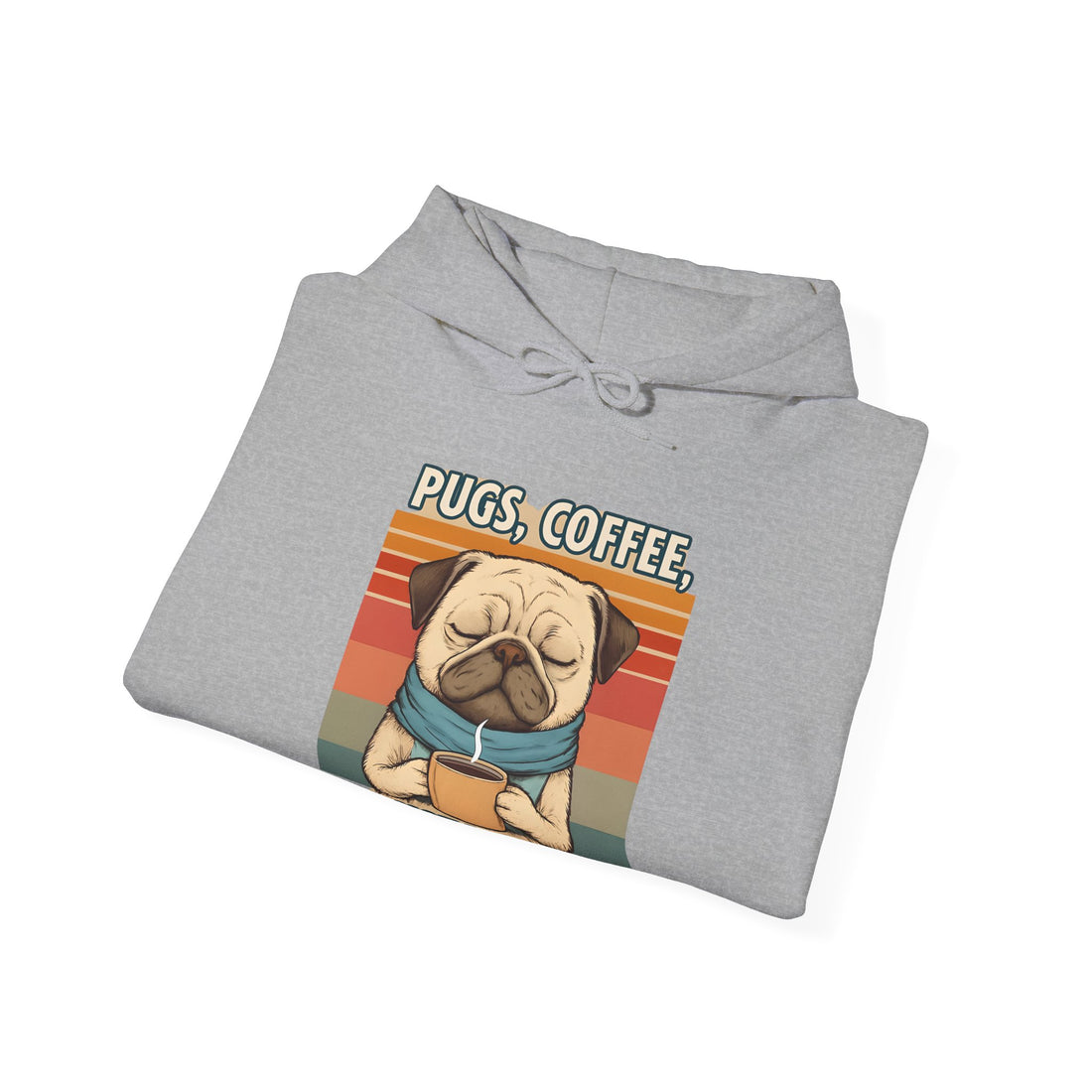 Pug Love Coffee Hoodie
