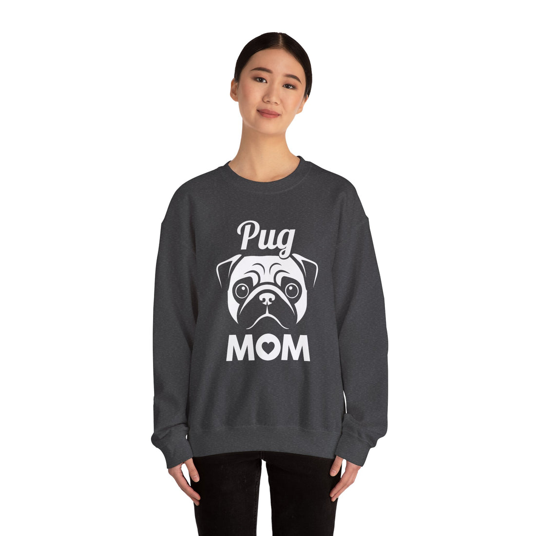 Pug Mom Unisex Crewneck Sweatshirt