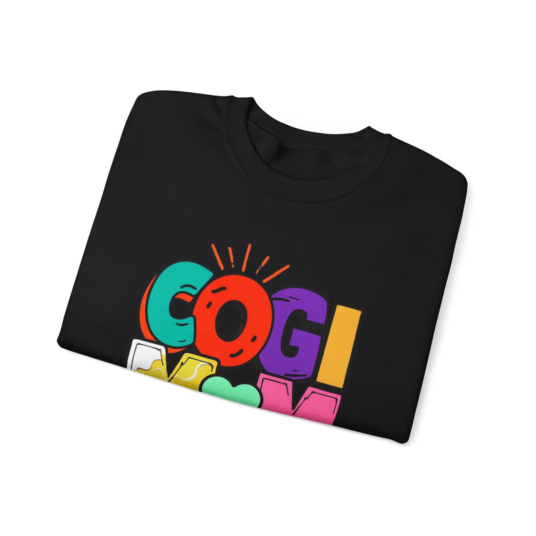 Colorful COGI MOM Crewneck Sweatshirt