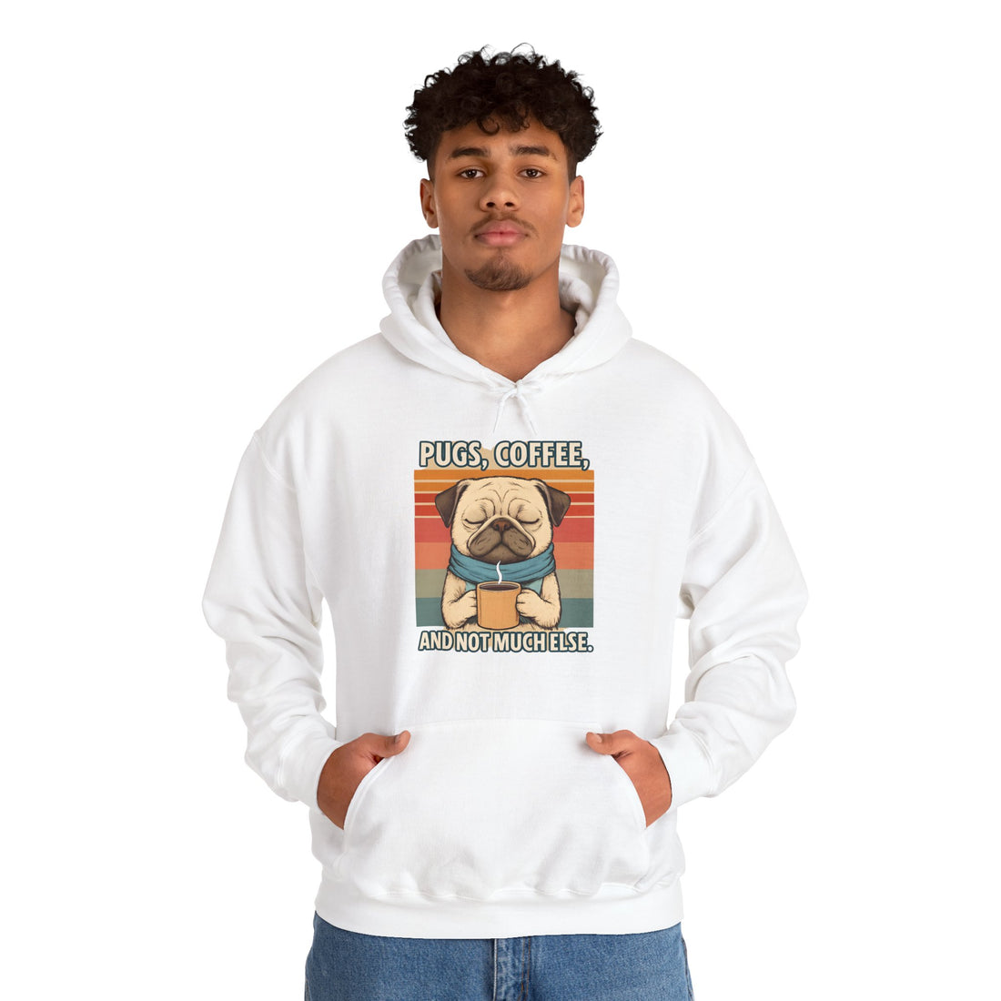 Pug Love Coffee Hoodie