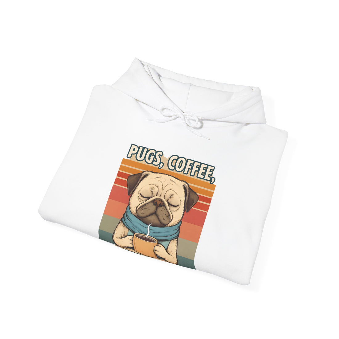 Pug Love Coffee Hoodie