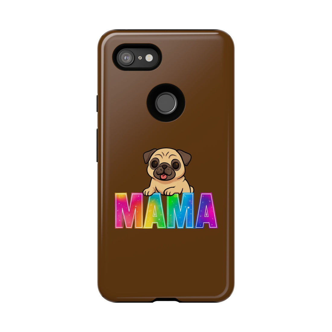 Colorful Pug Mama Phone Case
