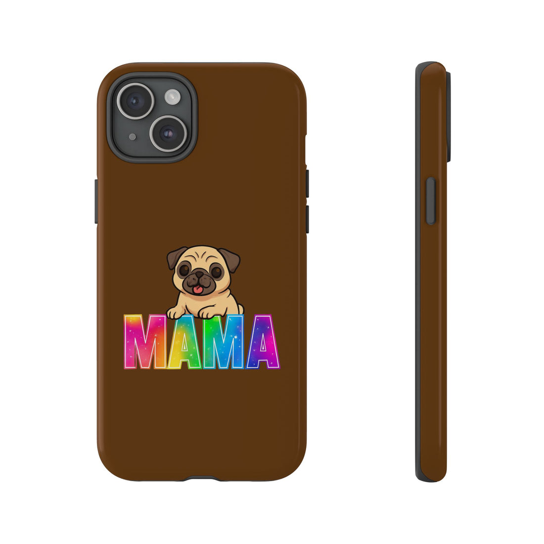 Colorful Pug Mama Phone Case