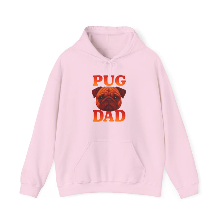 Pug Dad Hoodie, Cozy Sweatshirt for Dog Lovers, Funny Pet Apparel, Gift for Dog Dads, Unisex Casual Wear
