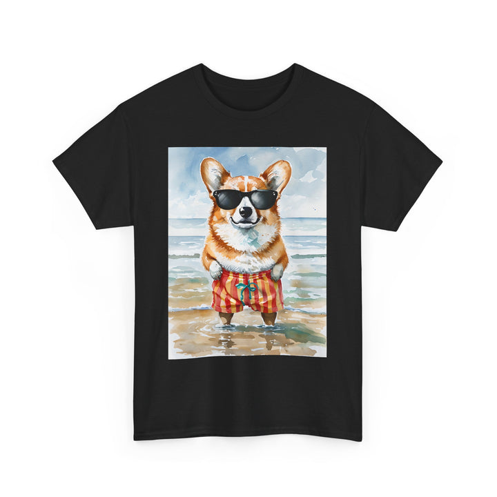 Cool Corgi Beach Tee