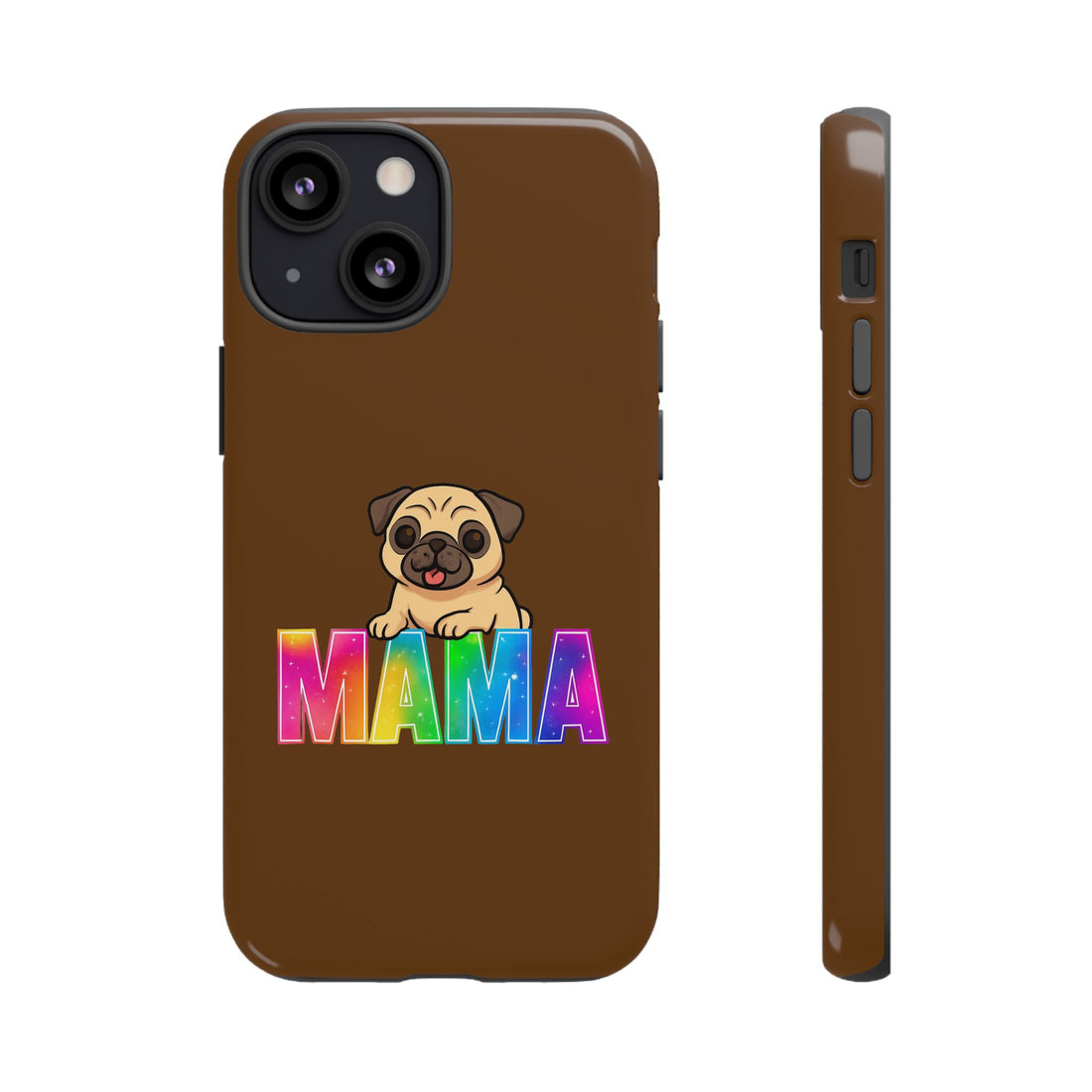 Colorful Pug Mama Phone Case