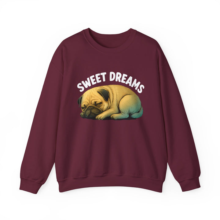 Cozy Pug Sweatshirt - Sweet Dreams