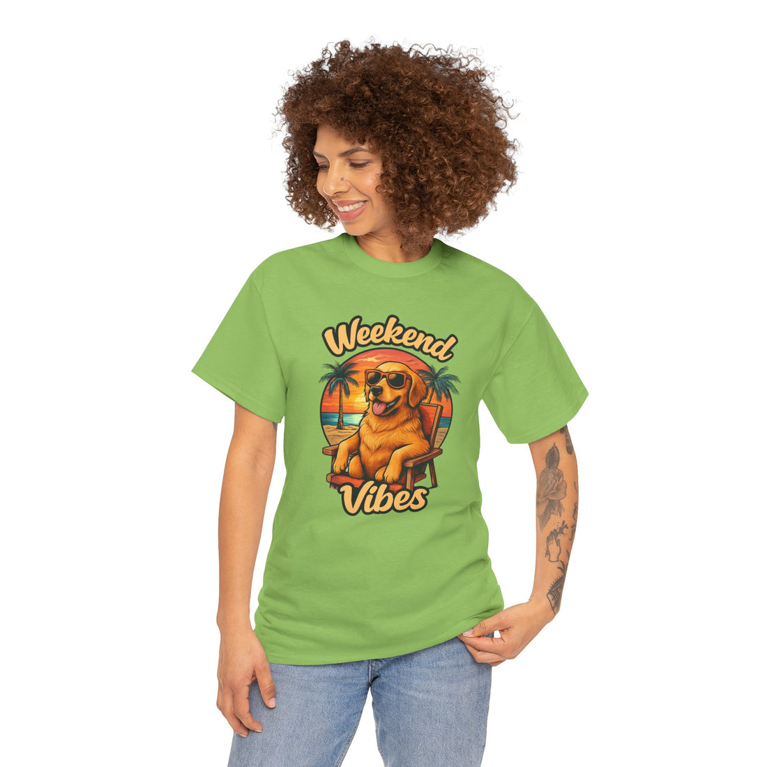 Weekend Vibes Unisex Heavy Cotton Tee
