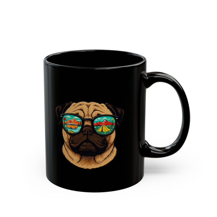 Sunglass-Wearing Pug Mug