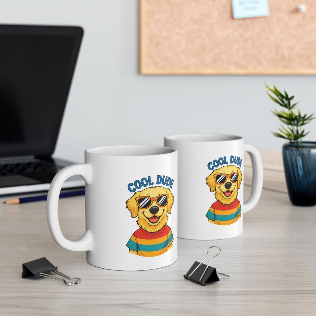 Colorful Dog Lover Ceramic Mug