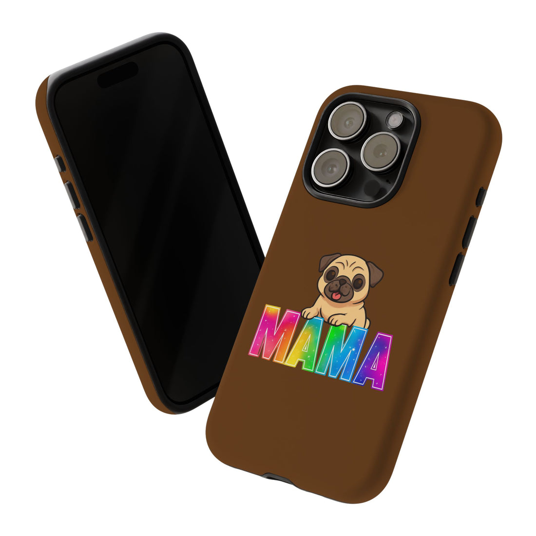 Colorful Pug Mama Phone Case