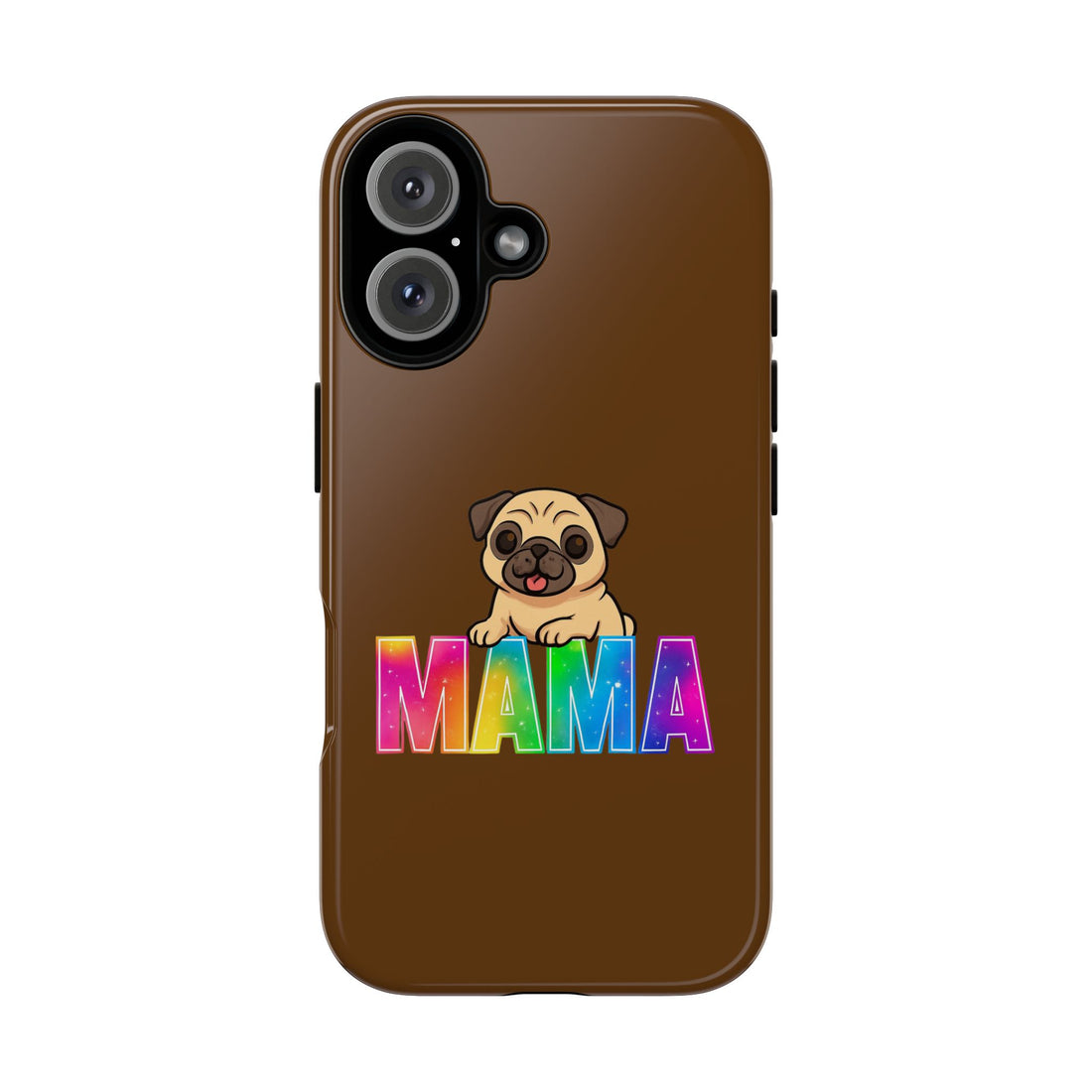 Colorful Pug Mama Phone Case