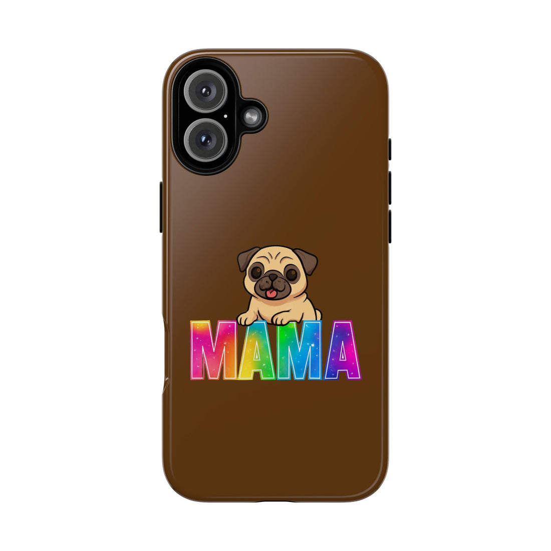 Colorful Pug Mama Phone Case