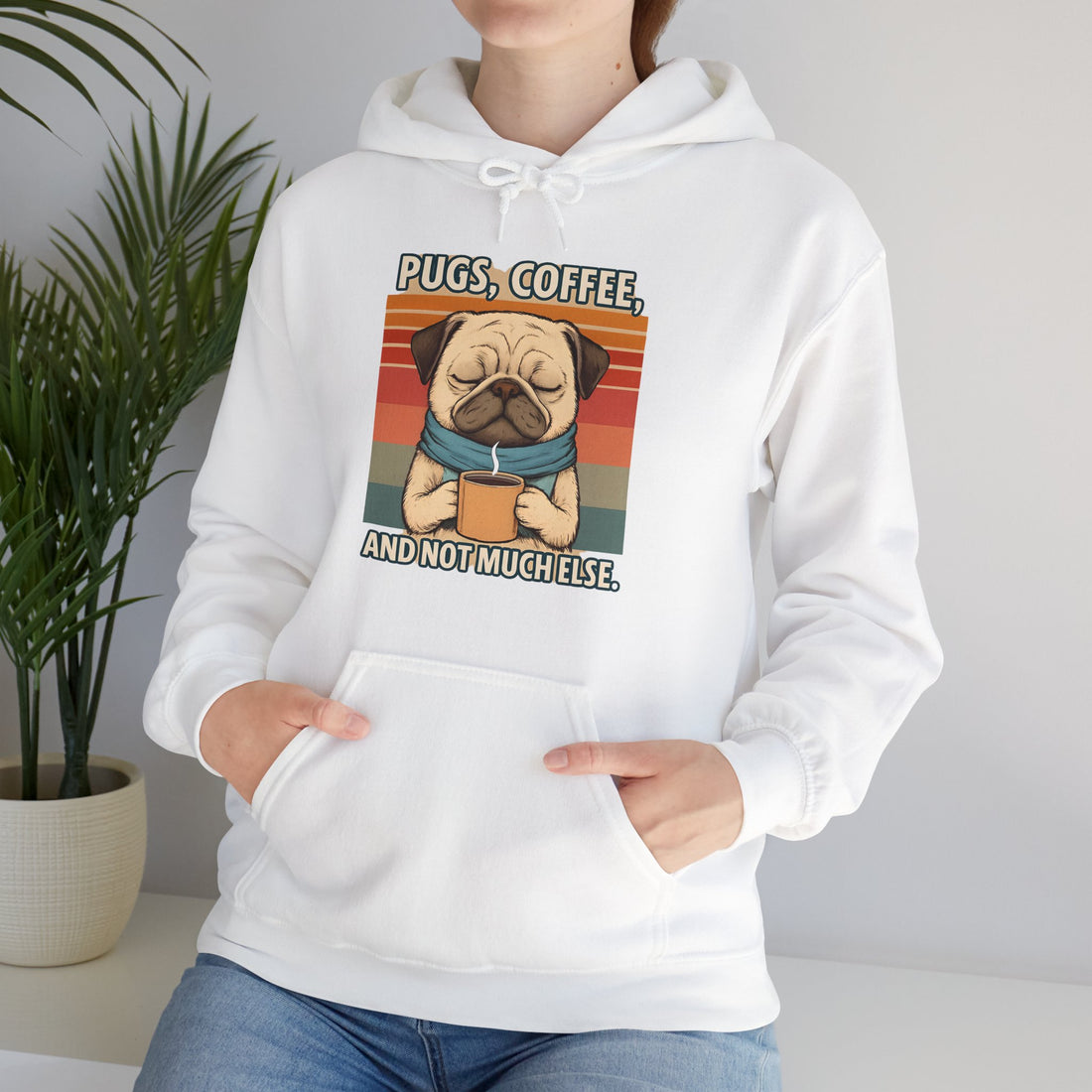 Pug Love Coffee Hoodie