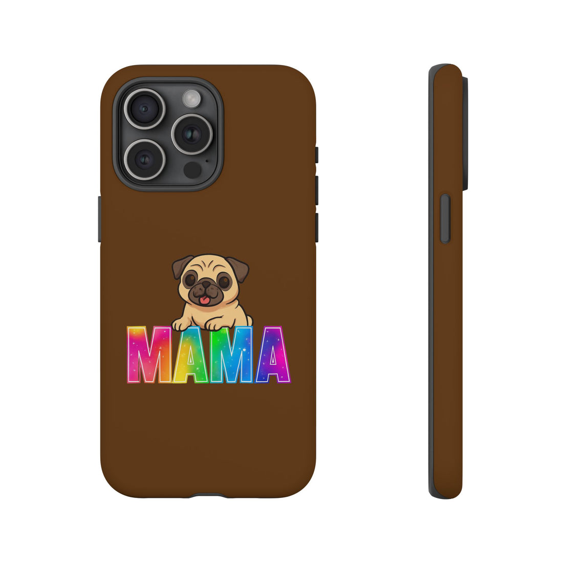 Colorful Pug Mama Phone Case