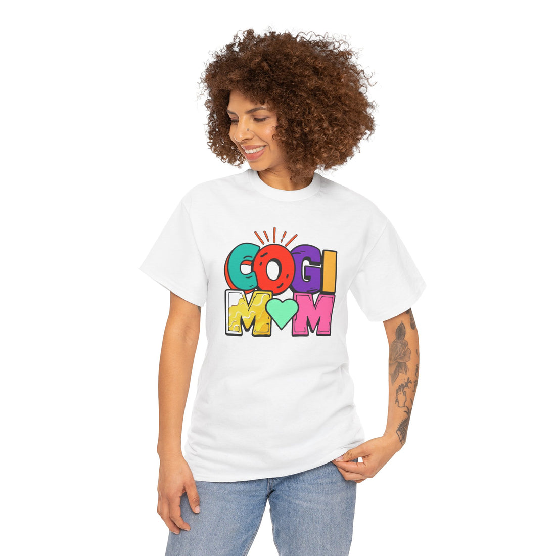 Colorful Cogi Mom Tee