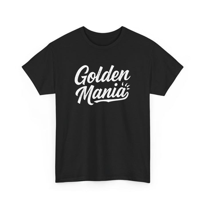 Unisex Heavy Cotton Tee, "Golden Mania" Tee