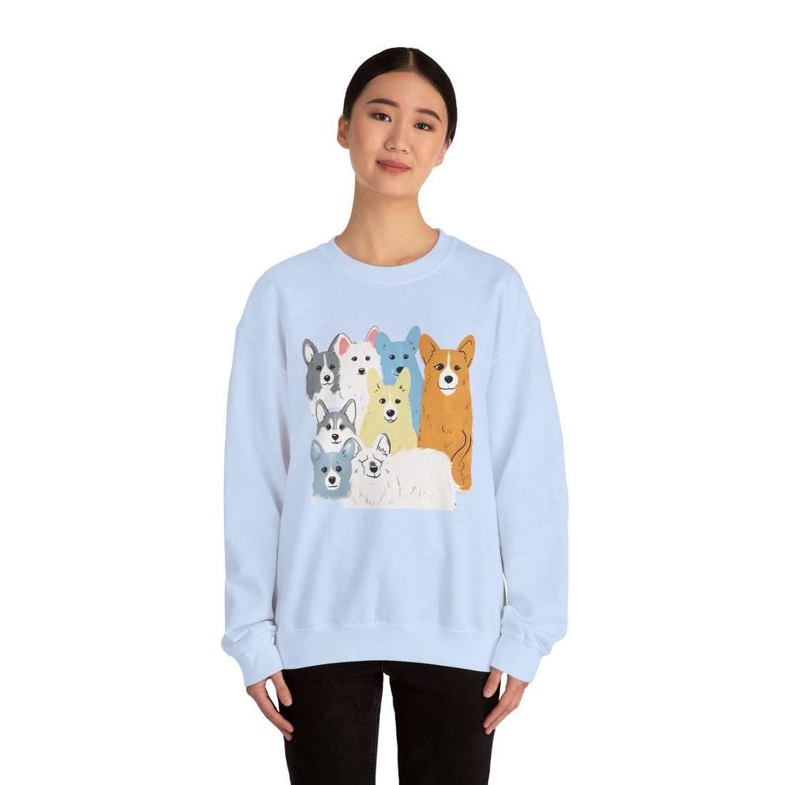 Corgi Parade Crewneck Sweatshirt