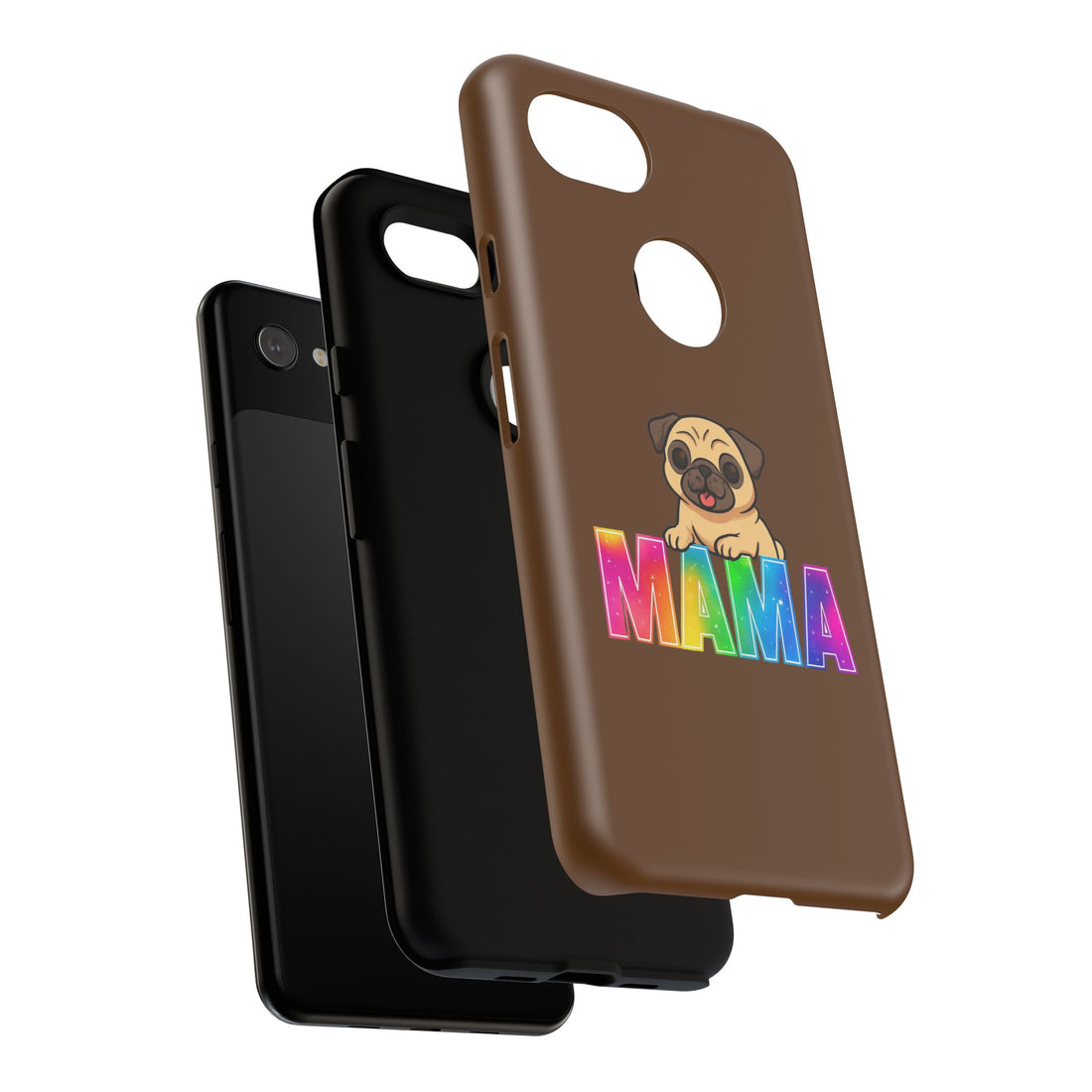 Colorful Pug Mama Phone Case