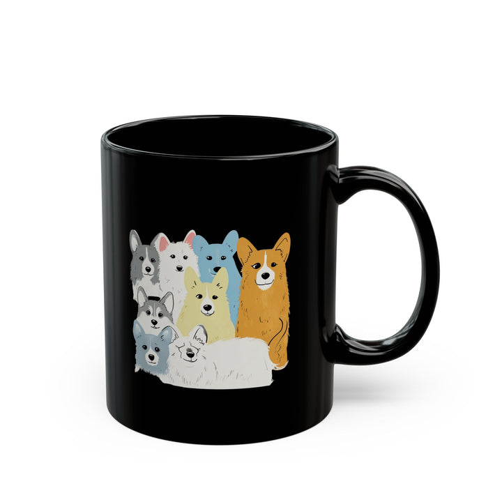Corgi Friends Mug