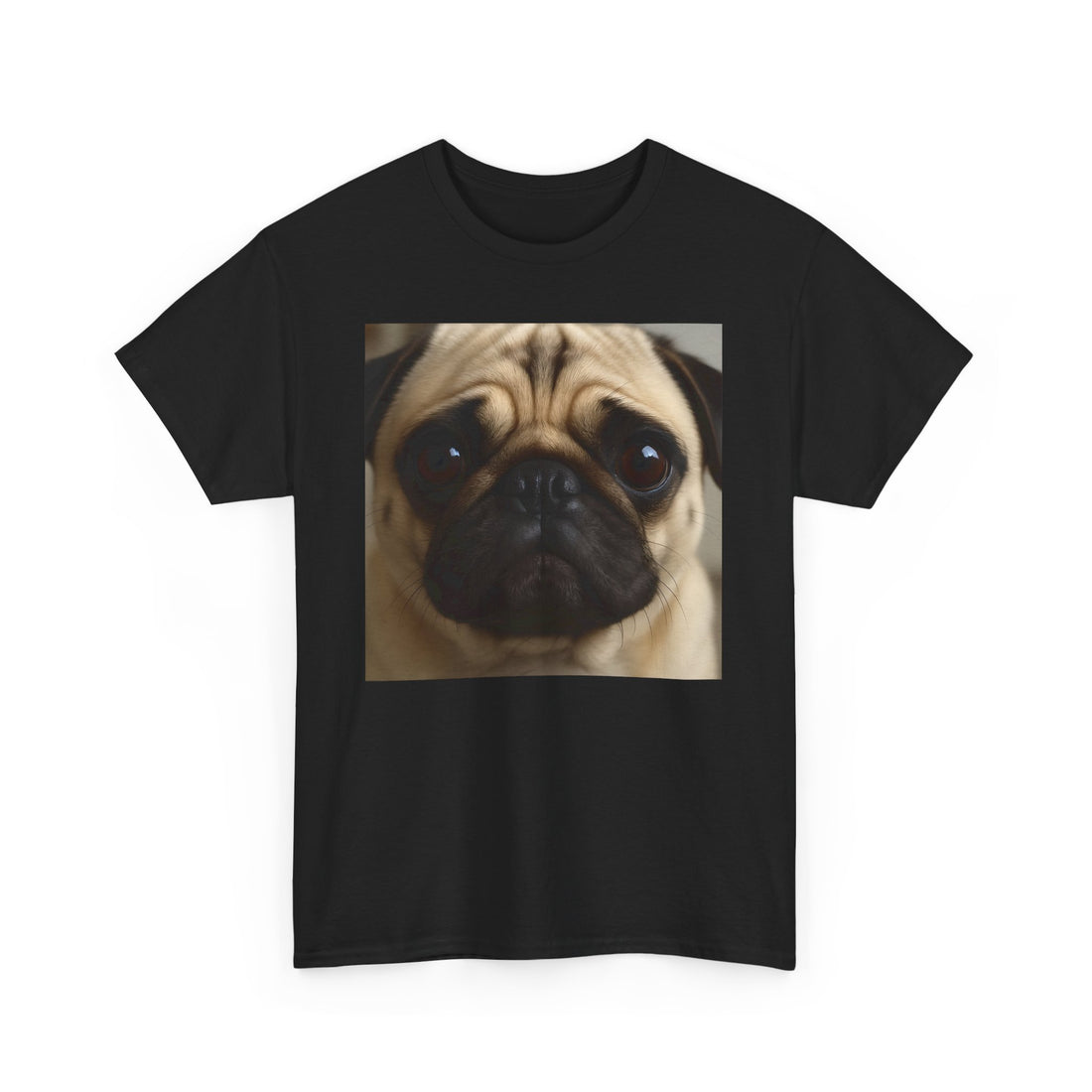Adorable Pug Heavy Cotton Tee