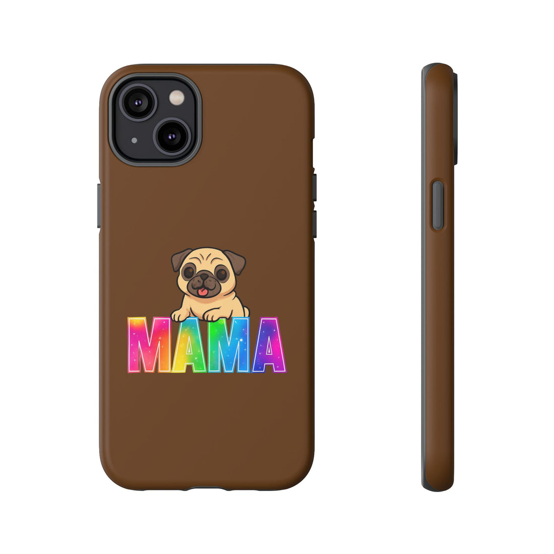 Colorful Pug Mama Phone Case